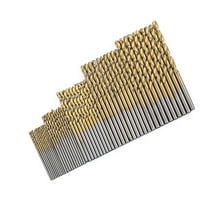 HOMOBABE 50Pcs Drill Bit Set for Metal with Various Sizes from 1mm to 3mm
