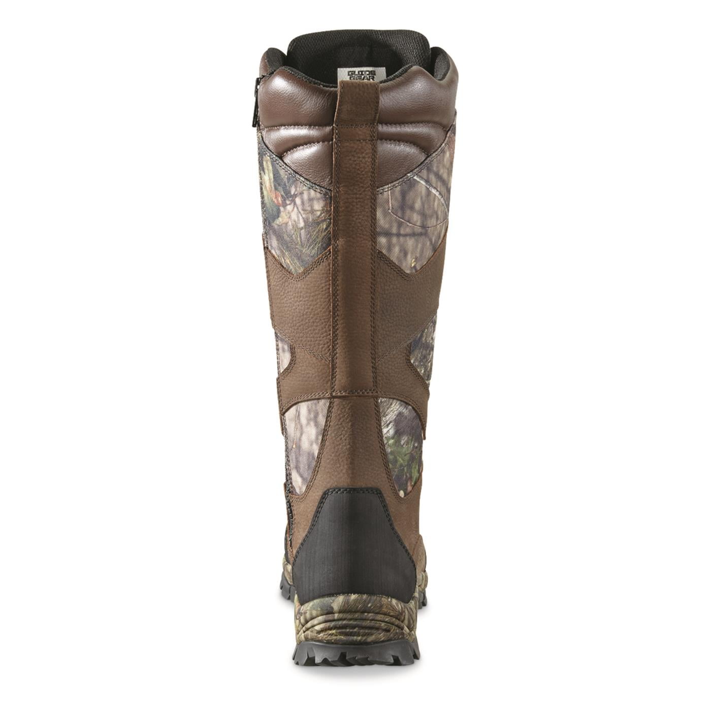 Insulated hunting top boots with zipper