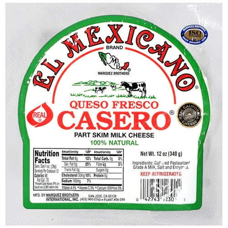 Marquez Brothers El Mexicano Cheese, 12 oz