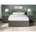 thumbnail image 4 of Madison Platform Bed with Flat Panel Foot Board and Twin Size Urban Trundle Bed in Multiple Colors and Sizes, 4 of 10