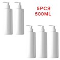 thumbnail image 2 of 5Pcs 500Ml Pet Empty Refillable Shampoo Lotion Bottles with Pump Dispensers, 2 of 7