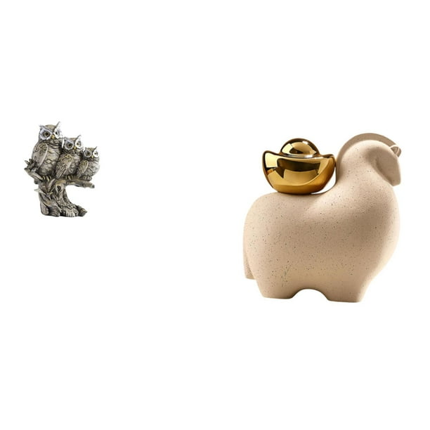 Figuras de búho,Figuras de búho,animales artificiales,artesanías,decoración del hogar,Figura en miniatura de búho moderno para dormitorio,Mini estatua de animal,Mini estatua de animal para