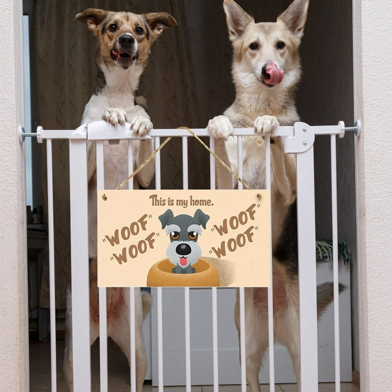 Tag dog owner gate top