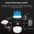 thumbnail image 4 of Zigbee Botón de Control Remoto Botón Smart Knob Swinter Swinter Home Scenario Dimmer Switch White, 4 of 6