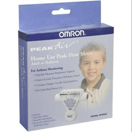 omron peak air peak flow meter home use pf9940 1 each omron peak flow meter chart