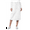 White, variant on Adar Universal Mid-Calf Length Drawstring Scrub Skirt Available is 17 solid colors