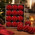 thumbnail image 2 of Qwtwty 12 Pcs Christmas Decor Shatterproof Christmas Tree Hanging Ornaments Set for Xmas Tree, Wreath, Garland, Indoor Outdoor Party Decor, 2 of 8