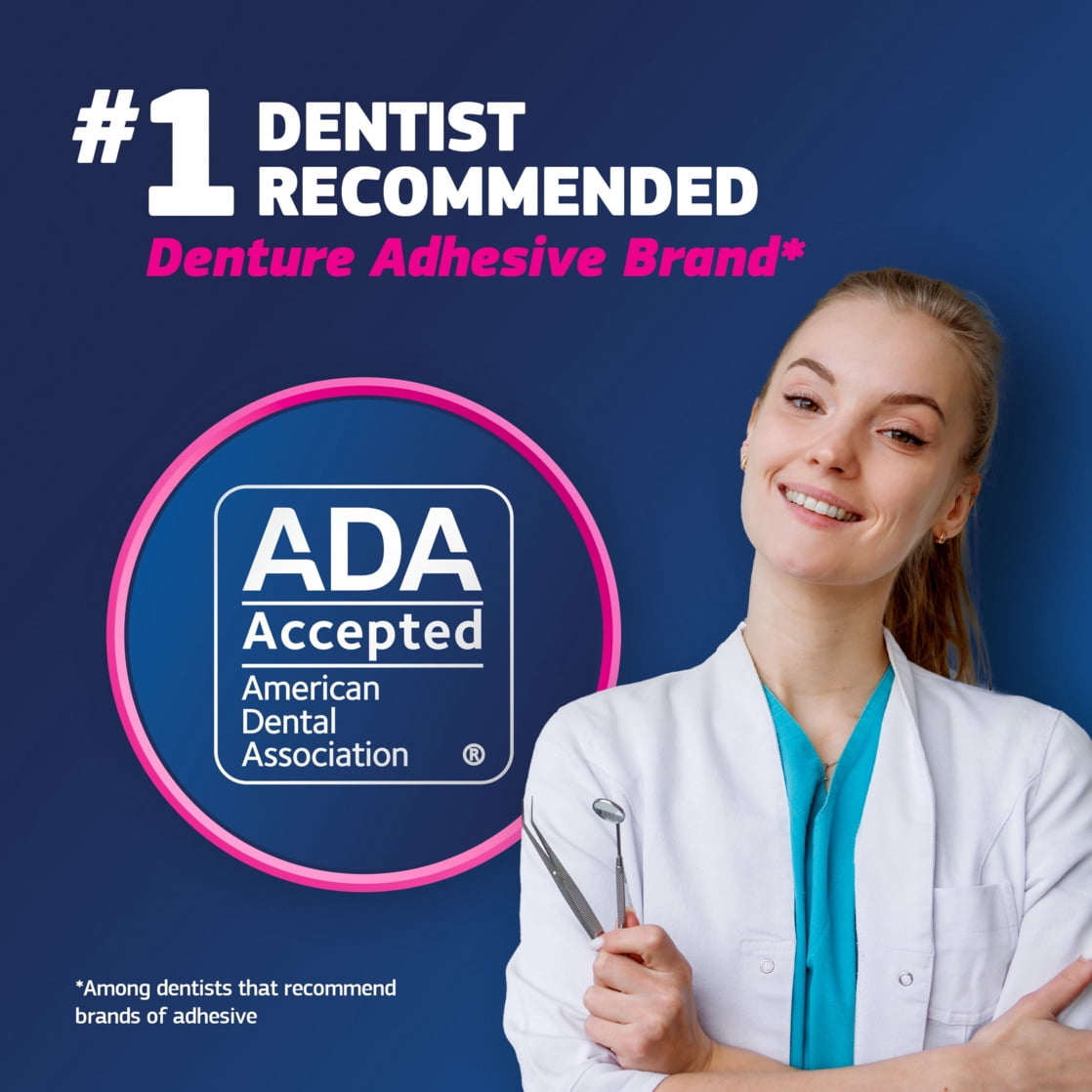 Fixodent Plus Scope Denture Adhesive Cream, Precision Hold, Scope Flavored, 2 oz, 2 Pack