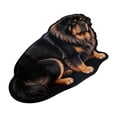 thumbnail image 3 of CoreLiving Dog Shaped Bath Mat, Funny Cute Dog Rug for Bathroom and Entryway, Soft Plush Non-Slip Washable Absorbent Welcome Doormat for Front Door, 1 Count, 3 of 8