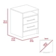 thumbnail image 3 of Tuhome Furniture Eter Nightstand White, 3 of 4