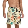 thumbnail image 2 of Fotbe Rockets Pajama Shorts for Men, Men's Pajama Bottoms, Sleepwear,Short Pajama Pants-Medium, 2 of 9