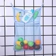 thumbnail image 3 of Organizador de juguetes para baño con ventosa, ideal para niños, doble capa, color azul claro, tamaño mediano, fácil de lavar y duradero., 3 of 6