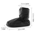 thumbnail image 2 of Bearachild 1 par de zapatos de baile de tela Oxford de invierno para hombres y mujeres, botas de práctica de ejercicio de Ballet ajustables, Suministros térmicos, 2 of 6