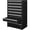 Black, variant on 9 Drawer Modular Cabinet,  w/Lock, w/o Dividers, 36"Wx24"Dx57"H Blue