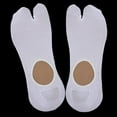 thumbnail image 3 of 2 Pes de Calcetines con 2 De Del Pie Flop Calcetines de Tabi pa Hombre Tobilleras Deportivas Transpirable Tamaño Libre Blanco Negr Macarena Calcetines flip flop de 2 dedos, 3 of 8