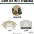 thumbnail image 3 of Hike Crew 12' x 12' Enclosed Canopy Tent, Brown, 3 of 7