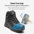 thumbnail image 2 of NORTIV 8 Waterproof Work Boots for Men Steel Toe Safety Construction Boots, 2 of 7