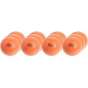 Champion Sports Field Hockey Balls, Regulation Size, 12-Pack, 2.75” Each - Sports Practice Hockey Ball Set for Fields, Grass, Turf - Durable, Bouncy, Lightweight, Bright Colored - Orange