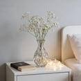 thumbnail image 6 of Clear Glass Bud Vase, Small Decorative Floral Vessel, Modern Table Centerpiece Vase, Transparent Flower Holder, Elegant Accent for Living Room, Bedroom, Office, Wedding & Home Floral Arrangement, 6 of 7