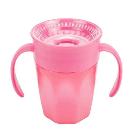 - Dr. Brown's Cheers 360 Spoutless Training Cup, 6m+, 7 Ounce, Pink