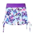 thumbnail image 6 of iiniim Girls Summer Beach Quick Drying Swim Bottoms Side Drawstring Swim Trunks Shorts 6-16 Purple 8, 6 of 7