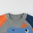 thumbnail image 5 of Kkkded Kids Toddler Boys Girls Knitwear Sweater Baby Long Sleeve Pullover Sweater Cartoon Dinosaur Print Knit Sweater Little Boys Girls Spring Fall Clothes for 1-9Years, 5 of 7