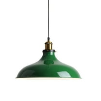 Retro metal pendant lamp for over kitchen island, vintage industrial pendant light fixture for dining room table, farmhouse ceiling pendant lighting, chandelier for bar counter entryway office