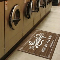 Laundry Room Carpet Anti-Slip Kitchen Floor Mats Bathroom Laundry Room Decorative Accessories Other Mixed Materials, Multi-Color One Size