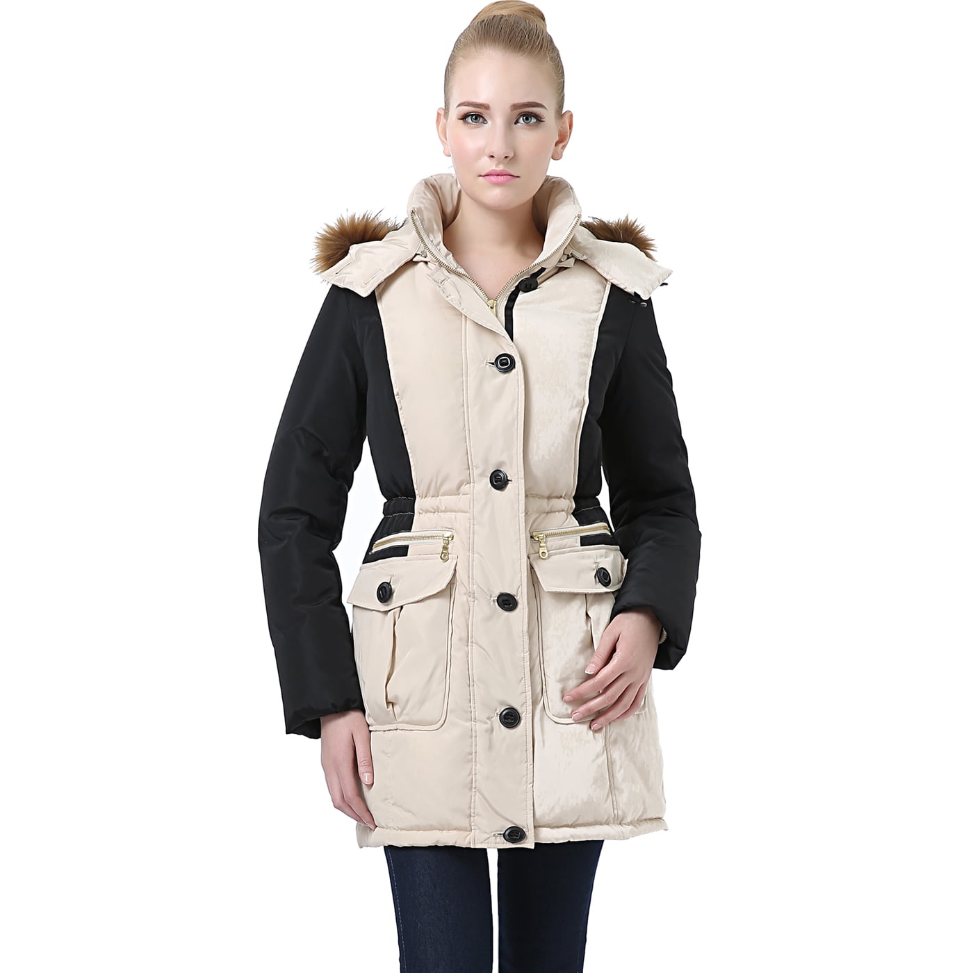 women's water resistant down coat