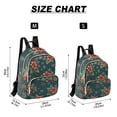 thumbnail image 2 of FORMRS Mini Backpack Purse for Women Travel Daypack Casual Shoulder Bag, Floral Christmas, 2 of 7
