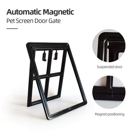 Cat Door Pet Door Pet Screen Door Automatic Magnetic Dog Gate Cat Flap Door Door M Walmart Canada
