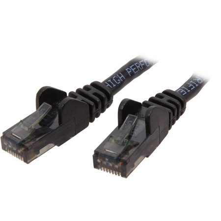UPC: 0722868683101 | Belkin A3L980-06-BLK-S 6 ft. Cat 6 Black Patch Cable CAT6 Snagless RJ-45M / RJ-45M