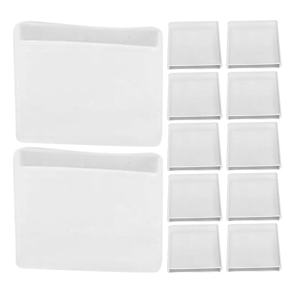 HINTRMENT Silicone Pants Hanger Grips Non-Slip Transparent for Clothes Hangers 50Pcs
