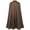 Coffee, variant on JOANKDMI Unisex Halloween Long Cape Hooded Cloak Full Length Solid Costume Accessories for Role Play Party Wicca Pagan Rituals Fancy Dress