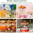 thumbnail image 7 of 1bag 80Pcs Transparent PVC Boxes with 100Pcs Jewelry Blank Paper Price Tags and 1 Roll Satin Ribbon 2" Clear Favor Boxes Craft Storage and Gift Packaging Set colorful DIY, 7 of 7