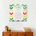thumbnail image 4 of Creative Products Kids Ten Commandments Chevron  16x16 Canvas Wall Art, 4 of 5