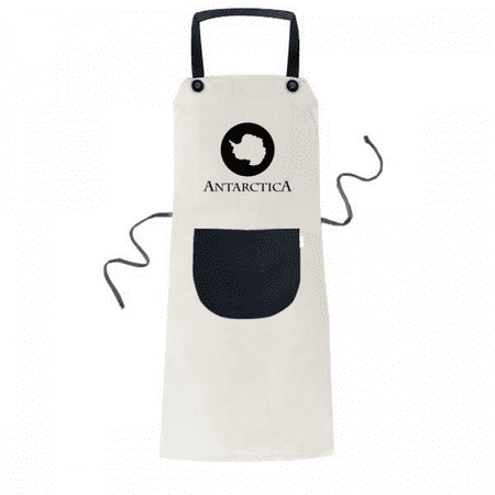 

Dad Antarctica Tourism Explore Love Apron Adjustable Bib Cotton Linen BBQ Kitchen Pocket Pinafore