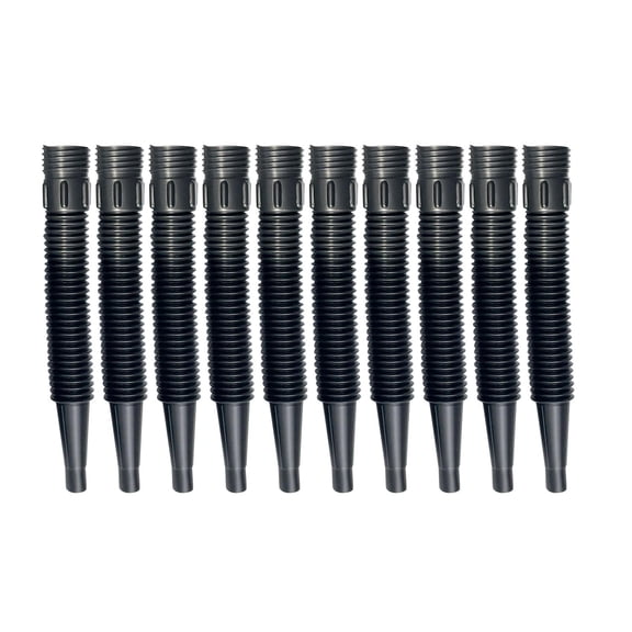10Pcs Spout Extension Gas Oil Hose Tube Automotive Car Removable Portable Truck Universal Transmission Extendable Engine Funnel Tube