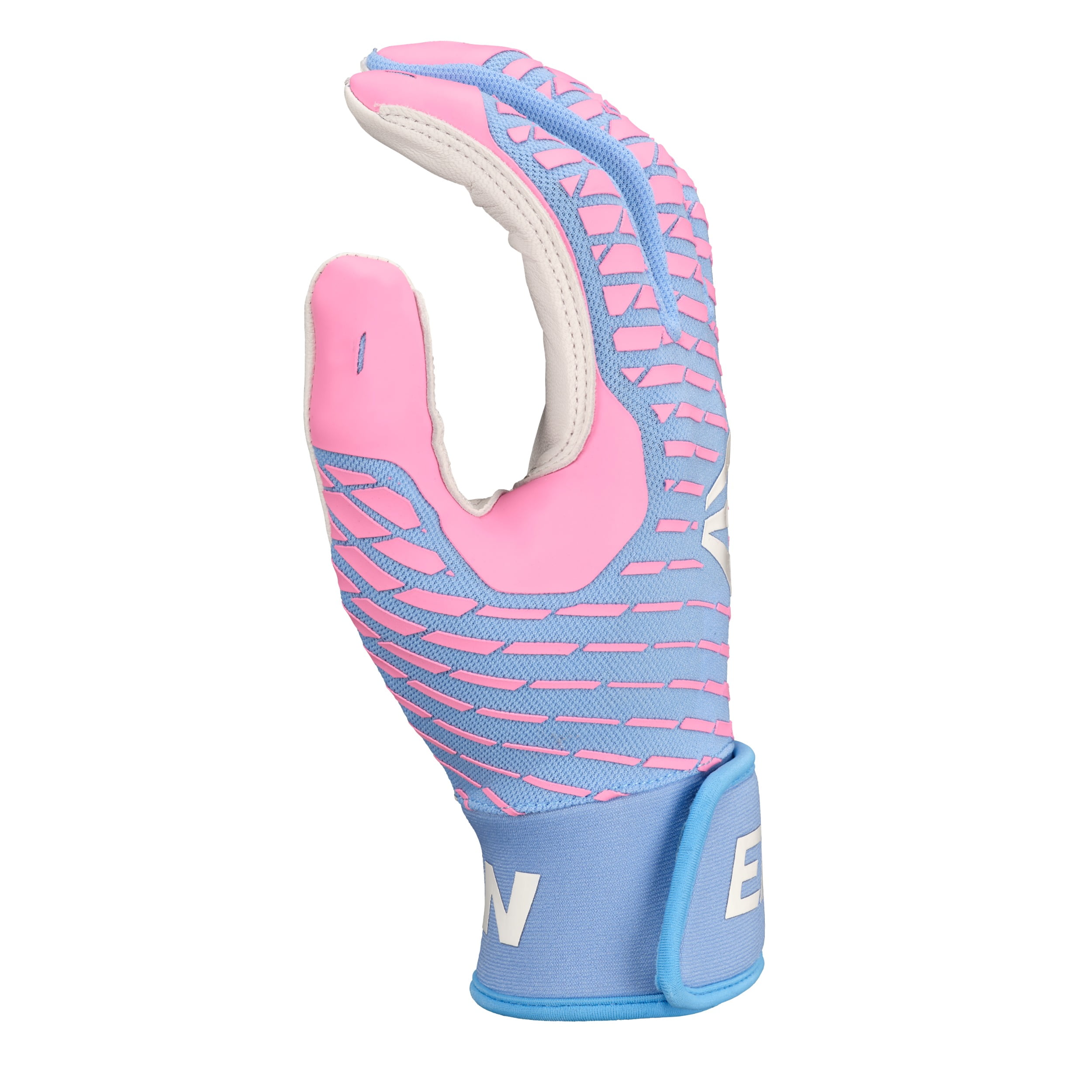Easton MAV GTX Batting Glove Carolina Blue & Pink Adult XL