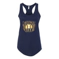 thumbnail image 3 of Softball Life Animal Print Girl Sports Ladies Racerback Tank Top, Navy, Medium, 3 of 5