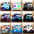 thumbnail image 2 of DJ Marshmello Printed Three-piece Set, Bedding, Soft Microfiber, Duvet Cover, Bedroom Decoration-HAPDEN, 2 of 3