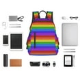 thumbnail image 6 of Balery Colorful Glitter Rainbow Lightweight Backpack for Men and Women - Durable and Water-Resistant, Ideal for School, Work, Travel, and Everyday Use, 6 of 9
