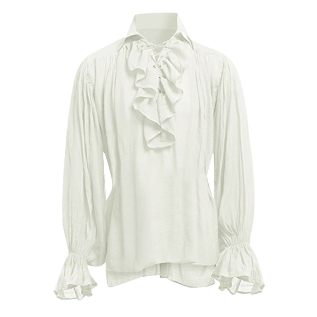 Casual Fashion Pure Color Loose Pocket Lapel Long Sleeve Shirt Top Blouse Hstore Mens Simple Shirts