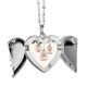 thumbnail image 1 of Jaula flor estante Alas de ángel collar colgante regalo de moda Unbranded  M, 1 of 3