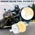 thumbnail image 3 of Kit de Filtro de Combustible en Línea Ajustable de Moto Unique Bargains con Filtro de Combustible, Manguera de Combustible, Abrazaderas de Manguera 1Set, 3 of 6