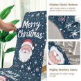 thumbnail image 5 of Yayeee 4 Pack Dining Chair Covers Stretch Parson Chairs Slipcovers Seat Protector, Christmas Santa, 5 of 6
