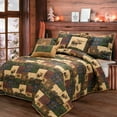 thumbnail image 2 of True Grit 07508610985TG The Lodge King Size Quilt & Sham Set, Multi Color - 4 Piece, 2 of 4