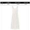 thumbnail image 2 of Vestido largo de verano para mujer, informal, bohemio, sin mangas, con tirantes finos, fruncido, con capas, largo, para playa, con cintura alta, holgado, con capas, corte A, midi, 2 of 6