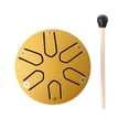 thumbnail image 3 of Tambor de Acero CUTICAT Ethereal Drums Relajación 3 Pulgadas 6 Notas Dorado, 3 of 8
