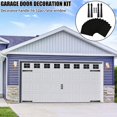 thumbnail image 2 of Magnetic Garage Door Decorative Kit Hardware Weather Resistant Faux Hinges Handles Easy Installation, 2 of 9